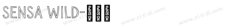 sensa wild字体转换